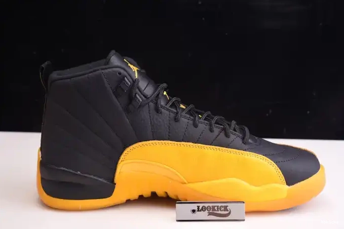 Reps TB Black 12 Gold Retro University Jordan Air 130690-070 0620